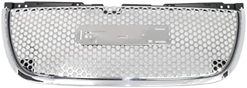 Front Grille Assembly Chrome Shell And Insert Direct Replacement Compatible With 2007-2014 GMC Yukon GM1200610 22761715