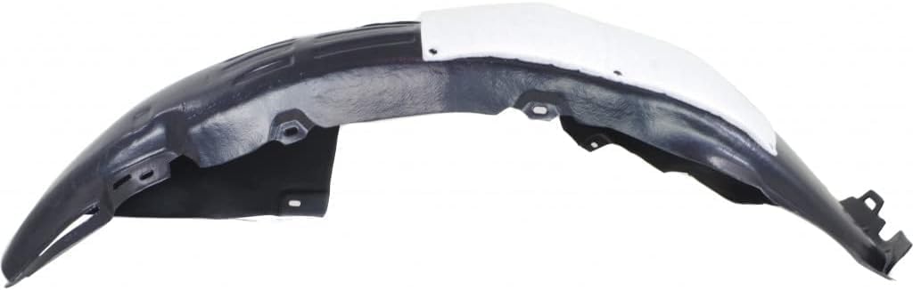 Front Fender Liner Rear Section Left Driver Side Direct Replacement Compatible With 2018-2021 Volkswagen Golf / 2015-2020 e-Golf VW1248146 5G0805969P