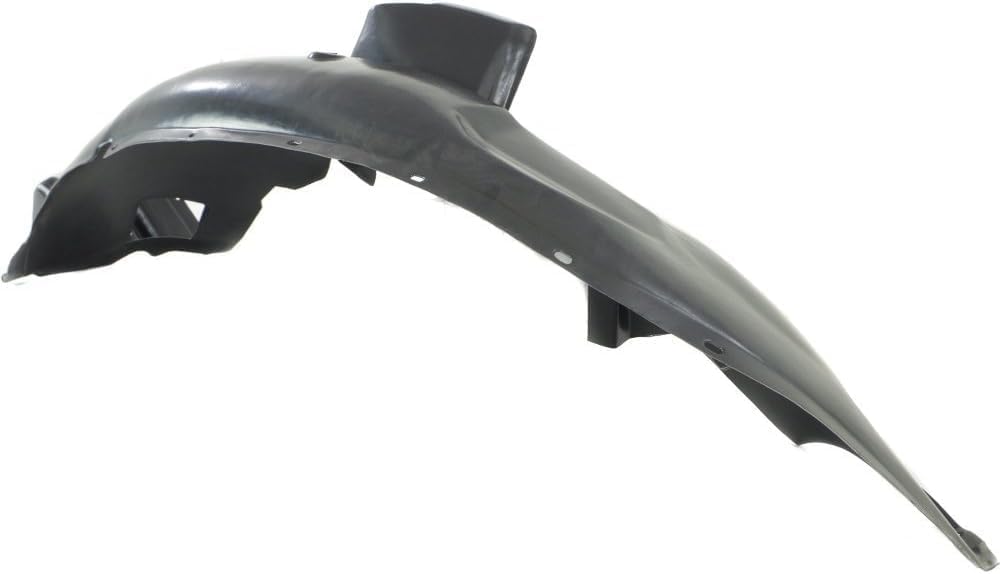 Front Fender Liner Left Driver Side Direct Replacement Compatible With 2000-2006 BMW X5 BM1250113 51717129443