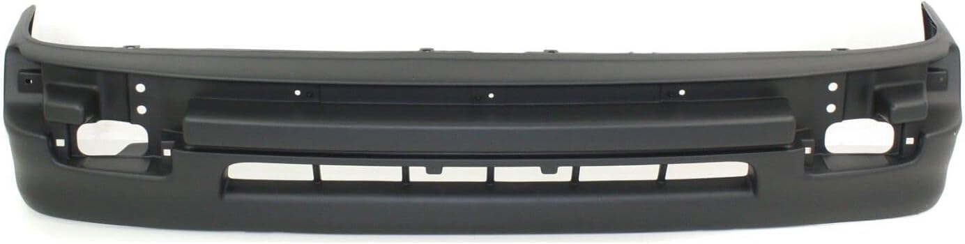 Front Bumper Cover Textured + Chrome Molding + Signal Lights + Bracket Set Of 4 Right Passenger And Left Driver Side Direct Replacement Compatible With Toyota Tacoma 1998-2000