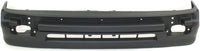 Front Bumper Cover Textured + Chrome Molding + Signal Lights + Bracket Set Of 4 Right Passenger And Left Driver Side Direct Replacement Compatible With Toyota Tacoma 1998-2000