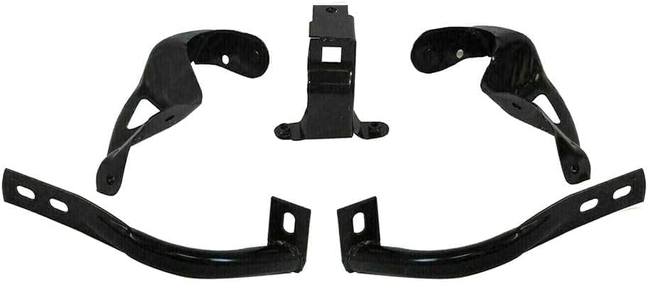 Set Of 5 Front Bumper Bracket Left Driver & Right Passenger Side Direct Replacement Compatible With Chevrolet Silverado 1500 / GMC Sierra 1999-02 / Tahoe/Suburban 2000-2006