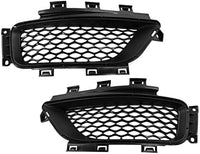 Set Of 2 Front Bumper Grille Primed Plastic Right Passenger & Left Driver Side Direct Replacement Compatible With 2015-2022 Chrysler 300 CH1039193 CH1038193 68231612AA 68231613AA