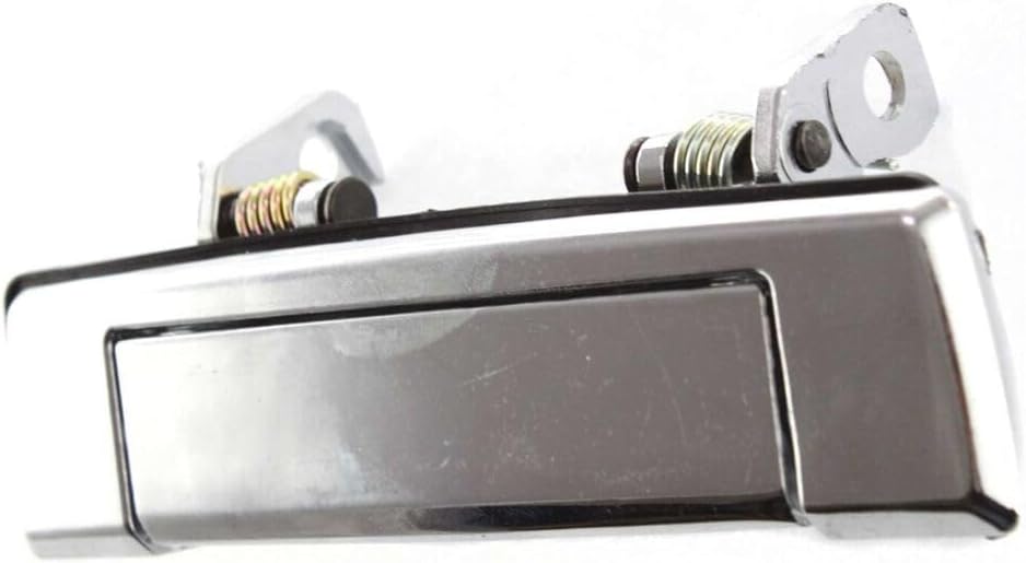 Front Exterior Door Handle Chrome Plastic Left Driver Side Direct Replacement Compatible with 1987-1993 Mazda B2200 B2600 MA1310106 UB4058410 UB4059410
