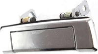 Front Exterior Door Handle Chrome Plastic Left Driver Side Direct Replacement Compatible with 1987-1993 Mazda B2200 B2600 MA1310106 UB4058410 UB4059410