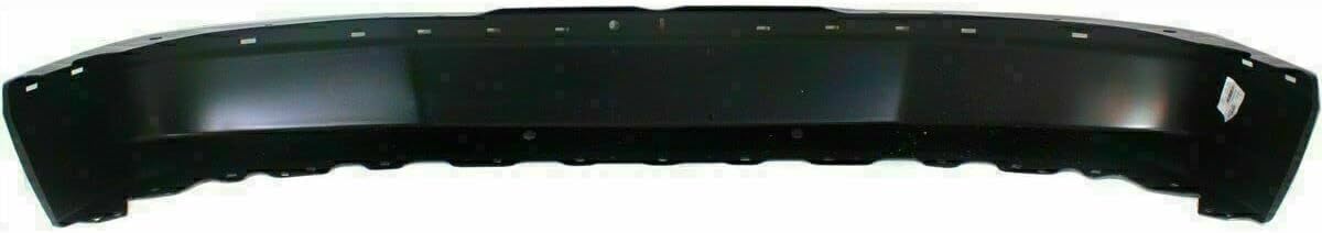 Front Bumper Face Bar Primed Steel + Upper Cover Textured + Brackets Left Driver & Right Passenger Side Direct Replacement Compatible With 2003-2023 Chevrolet Express/GMC Savana Van