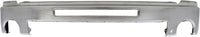 Front Bumper Chrome Steel + Upper Cover Primed + Lower Valance Textured Direct Replacement Compatible With 2007-2013 GMC Sierra 1500 GM1015100 GM1002834 GM1014102