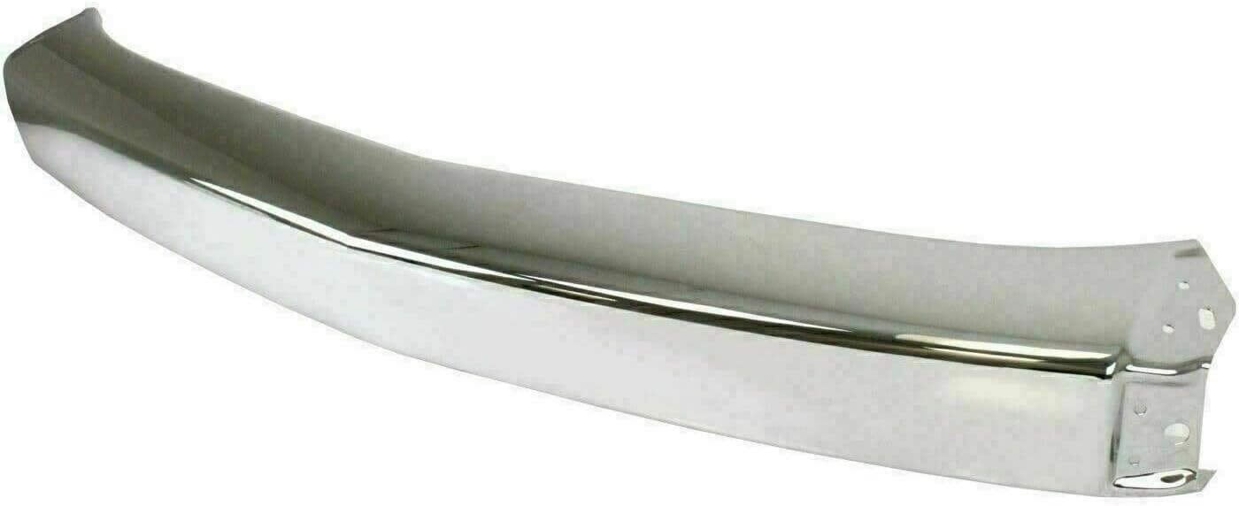 AUTOS PARTS PLUS Front Bumper Chrome Steel + Lower Valance Air Deflector + Extension Textured Direct Replacement Compatible With Chevrolet Silverado 1500 2007-2013 GM1092191 GM1002830 GM1092192