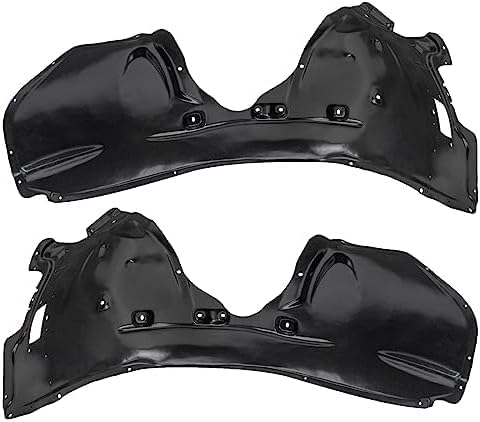 Set Of 2 Front Fender Liner Right Passenger & Left Driver Side Direct Replacement Compatible With 2015-2022 Dodge Charger CH1249171 CH1248171 68205936AH 68205937AH