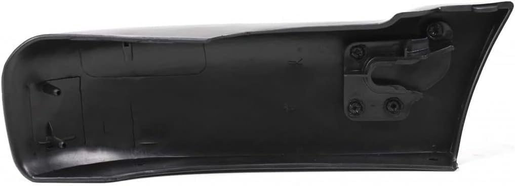 Set Of 2 Front Bumper End Cap Primed Without Molding Holes Left Driver & Right Passenger Side Direct Replacement Compatible With 1994-1997 Chevrolet S10 GM1005140 GM1004141 12383112