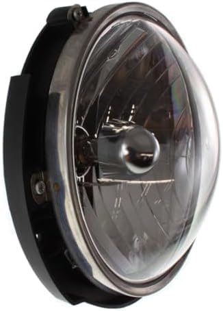 Set Of 2 Front Head Light Assembly Plastic Left Driver & Right Passenger Side Direct Replacement Compatible With 2007-2017 Jeep Wrangler / 2018 JK CH2502174 CH2503175