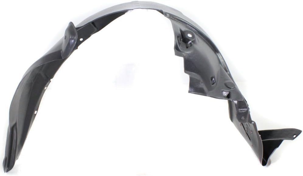 Front Fender Liner With Moulding Left Driver Side Direct Replacement Compatible With 2010-2011 Kia Soul KI1248114 868112K050