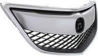 Front Grille Chrome Shell With Primed Insert Direct Replacement Compatible With 2013-2015 Acura RDX AC1200116 71121TX4A01-PFM