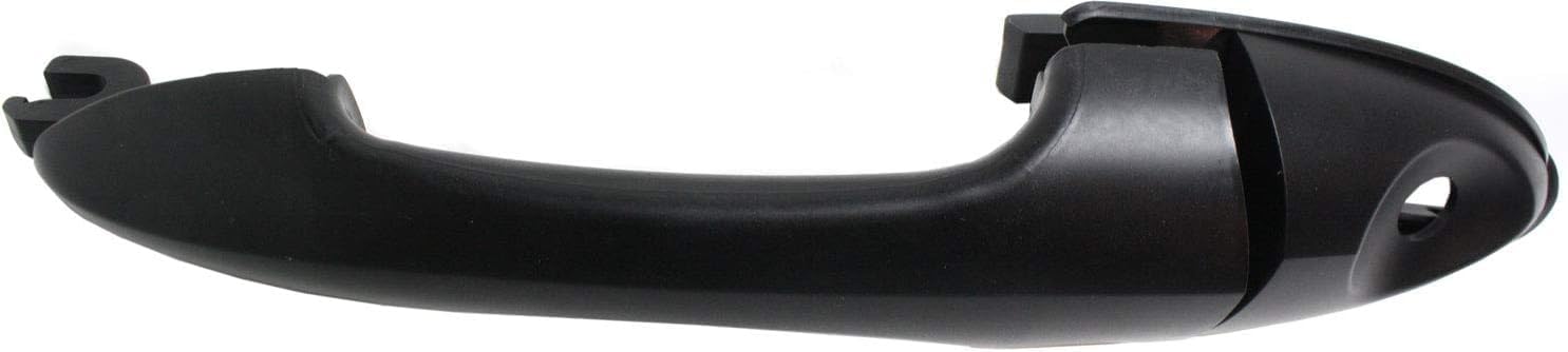 Front Outside Door Handle Smooth Black Left Driver Side Direct Replacement Compatible with 2000-2007 Ford Focus FO1310142 2T2Z7822404BAPTM