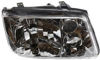 Set Of 2 Front Head Light Lens And Housing Without Fog Lights Right & Left Side Direct Replacement Compatible With 1999-2002 Volkswagen Jetta 1J5941017AJ-PFM 1J5941018AJ-PF