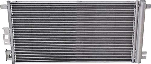 Front A/C Condenser Aluminum Core Direct Replacement Compatible With 2004-2012 Chevrolet Malibu / 2005-2010 Pontiac G6 / 2007-2009 Saturn Aura GM3030255 20820058 20820057