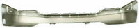 Front Bumper Chrome Steel + Upper Cover Primed + Lower Valance Air Deflector Textured Direct Replacement Compatible With GMC Sierra 1999-2002 / Yukon 1500 2500 2000-2006 GM1092169