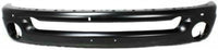 Front Bumper + Upper Cover Primed + Lower Valance Air Dam + Inner Filler + Step Pad Molding Direct Replacement Compatible With 2006-2009 Dodge Ram 1500 2500 3500 CH1014100 CH1002377