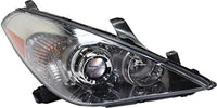Set Of 2 Front Head Light Assembly Plastic Left Driver & Right Passenger Side Direct Replacement Compatible With 2007-2008 Toyota Solara TO2502186 TO2503186 8115006422 8111006422