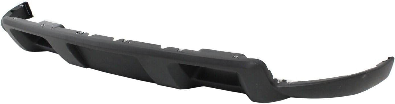 Front Bumper Lower Valance Air Deflector + Extension Textured Direct Replacement Compatible With 2011-2014 Chevrolet Silverado 2500HD 3500HD GM1092213 GM1095195 19370763 20845670