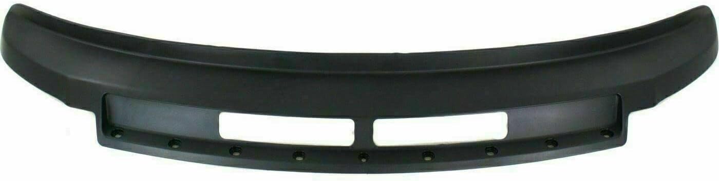 AUTOS PARTS PLUS Front Bumper Chrome Without Fog Light Holes + Lower Valance Air Dam Textured Direct Replacement Compatible With 2013-2018 Ram 2500 3500 CH1002391 CH1090149 68045699AB 68196533AA