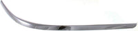 Set Of 2 Front Bumper Molding Chrome Plastic Left Driver & Right Passenger Side Direct Replacement Compatible With 1998-2002 Lincoln Town Car FO1059273 FO1058273 F8VZ17K833BA