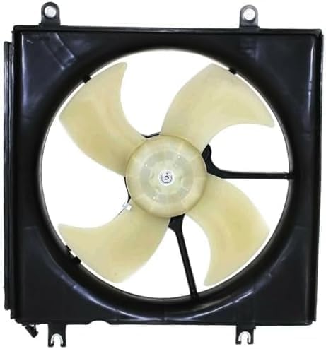 Front Radiator & A/C Condenser Single Fan Assembly Direct Replacement Compatible With 1997-2001 Honda CR-V HO3115106 HO3113110 19015P3F004-PFM 38615P3F000