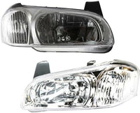 Set Of 2 Front Headlight Assembly Halogen Right Passenger & Left Driver Side Direct Replacement Compatible With 2000-2001 Nissan Maxima NI2503132 NI2502132 260102Y926 260102Y925