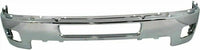 New Front Bumper Chrome Impact Bar With Fog Light Hole Direct Replacement For Chevrolet Silverado 2500HD 3500HD 2011-2014 25883349