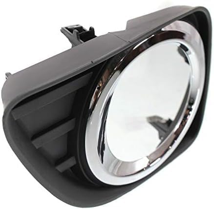 Set Of 2 Front Fog Light Molding Primed Plastic Left Driver & Right Passenger Side Direct Replacement Compatible With 2010-2011 Toyota Camry TO1038131 TO1039131 5203006050 5204006050