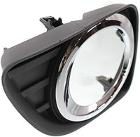 Set Of 2 Front Fog Light Molding Primed Plastic Left Driver & Right Passenger Side Direct Replacement Compatible With 2010-2011 Toyota Camry TO1038131 TO1039131 5203006050 5204006050