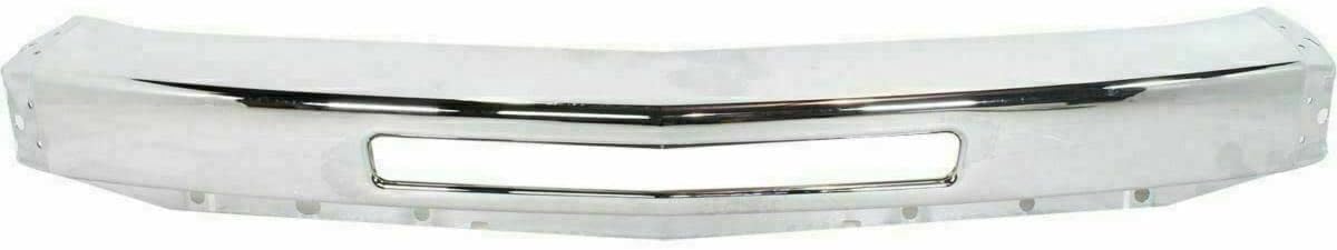 Front Bumper Steel + Grille Chrome Shell And Black Insert + Lower Valance Textured + End Caps Primed RH & LH Side Direct Replacement Compatible With Chevrolet Silverado 1500 2009-2013