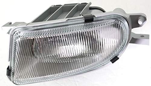 Set Of 2 Front Fog Light Assembly Right Passenger & Left Driver Side Direct Replacement Compatible With 1998-2000 Mercedes Benz C43 AMG / 2000-2002 E430 MB2592101 MB2593101 1708200156