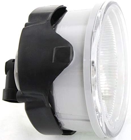 Set Of 2 Front Fog Light Assembly Plastic Left Driver & Right Passenger Side Direct Replacement Compatible With 2004 Jeep Grand Cherokee CH2592126 55156733AC
