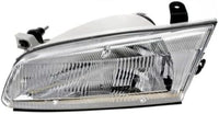 Set Of 2 Front Head Light Assembly Plastic Left Driver & Right Passenger Side Direct Replacement Compatible With 1997-1999 Toyota Camry TO2502117 TO2503117 81150AA010 81110AA010