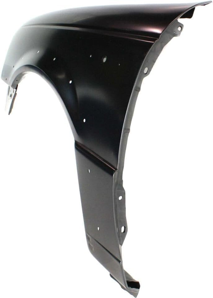 Front Fender Primed Steel With Molding Holes Left Driver Side Direct Replacement Compatible With 1998-2003 Ford Ranger FO1240196 1L5Z16006CA