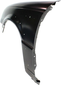 Front Fender Primed Steel With Molding Holes Left Driver Side Direct Replacement Compatible With 1998-2003 Ford Ranger FO1240196 1L5Z16006CA