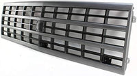 Front Grille Silver Shell And Primed Insert Direct Replacement Compatible With 1992-1996 Chevrolet G-Series Van GM1200360 15709687