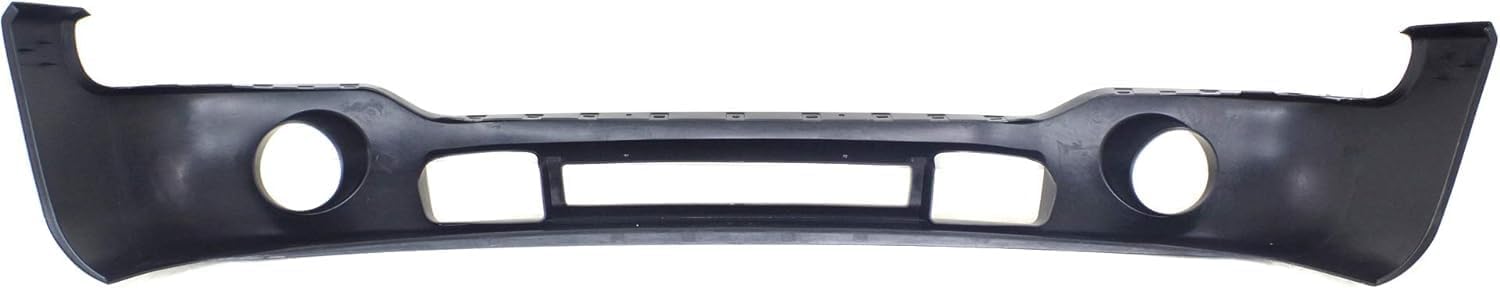 Front Bumper Primed Steel with Brackets + Lower Valance + Fog Light Left & Right Side Direct Replacement Compatible With 2003-2006 GMC Sierra 1500 2500HD 3500 GM1002464