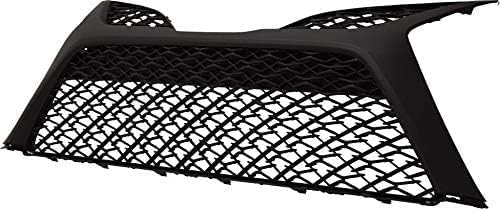 Front Bumper Grille Textured Dark Gray Plastic Direct Replacement Compatible With 2018-2020 Toyota Camry TO1036196 5310206320