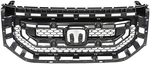 Front Grille Gray Shell And Insert Direct Replacement Compatible With 2009-2011 Honda Pilot HO1200200 75101SZAA01ZA