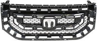 Front Grille Gray Shell And Insert Direct Replacement Compatible With 2009-2011 Honda Pilot HO1200200 75101SZAA01ZA