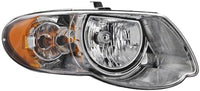 Set Of 2 Front Headlight Assembly Halogen Right Passenger & Left Driver Side Direct Replacement Compatible With 2005-2007 Chrysler Town & Country CH2502152 CH2503152 4857991AD