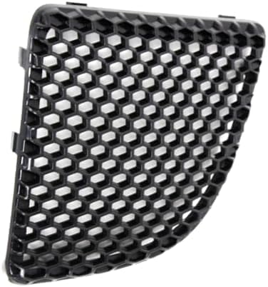 Set Of 2 Front Grille Plastic Textured Shell & Insert Left Driver & Right Passenger Side Direct Replacement Compatible With 2004-2008 Pontiac Grand Prix GM1200522 GM1200521