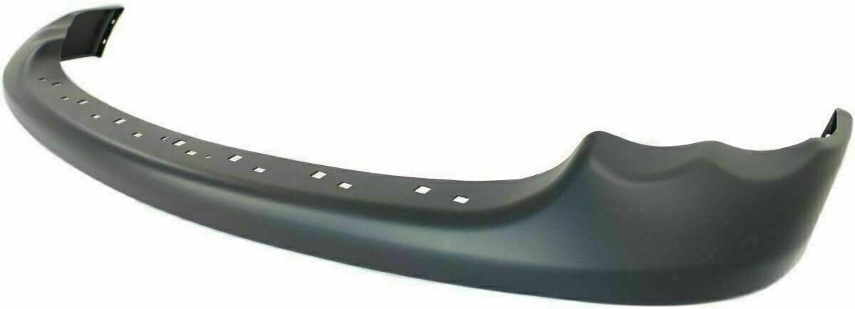 Front Bumper + Upper Cover + Molding Step Pad + Lower Valance + Fog Lights Assembly & Moldings Right & Left Side Direct Replacement Compatible With 2002-2005 Dodge Ram 1500 2500 3500
