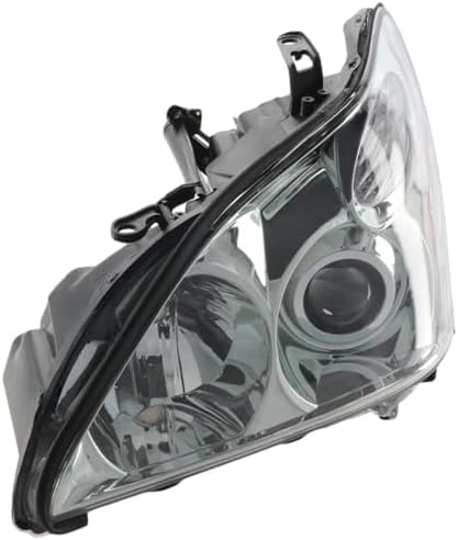 Front Headlight Assembly Lens And Housing Left Driver Side Direct Replacement Compatible With 2004-2006 Lexus RX330 LX2502122 8118548210