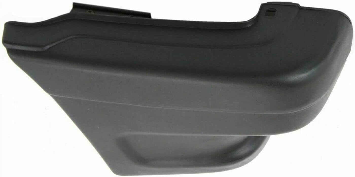Front Bumper End Cap Plastic Primed Right & Left Side without Molding Holes Direct Replacement Compatible With Mazda B2000 1986-1987 / Mazda B2200 B2600 1987-1989 MA1005112 MA1004104