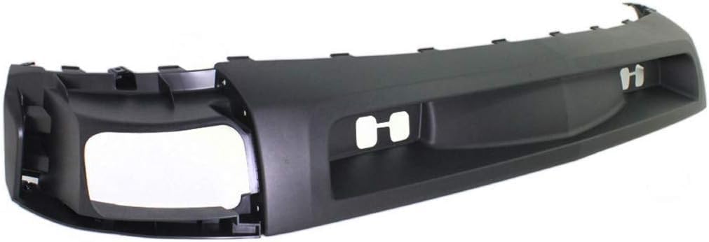 Front Bumper Lower Valance Air Deflector Textured Black Direct Replacement Compatible With Chevrolet Silverado 2500 HD 3500 HD 2007-2010 GM1092202 15915505