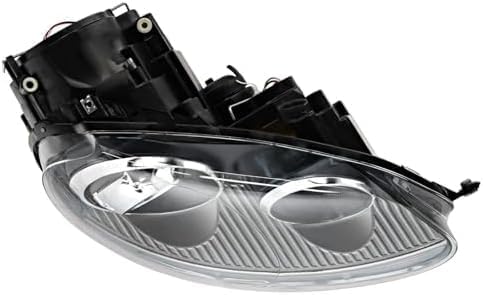 Front Head Light Right Passenger Side Direct Replacement Compatible With 2005-2010 Volkswagen Jetta / 2006-2009 Rabbit VW2503133 1K6941040B