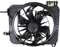 Front Radiator Fan Shroud Assembly Plastic with Air Conditioning Direct Replacement Compatible with 1995-2002 Chevrolet Cavalier GM3115106 22645919